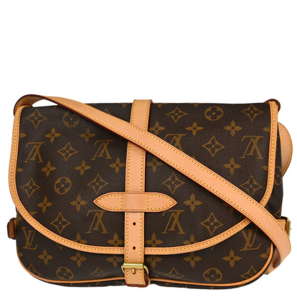 Louis Vuitton Monogram Saumur 30 Messenger Shoulder Bag M42256
