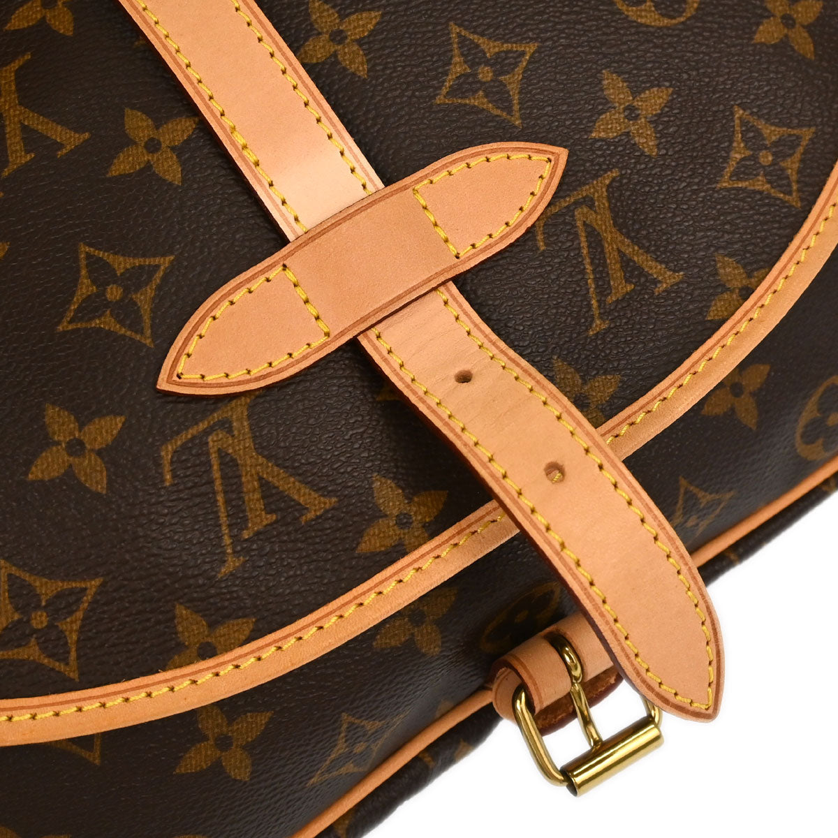 Louis Vuitton Monogram Saumur 30 Messenger Shoulder Bag M42256