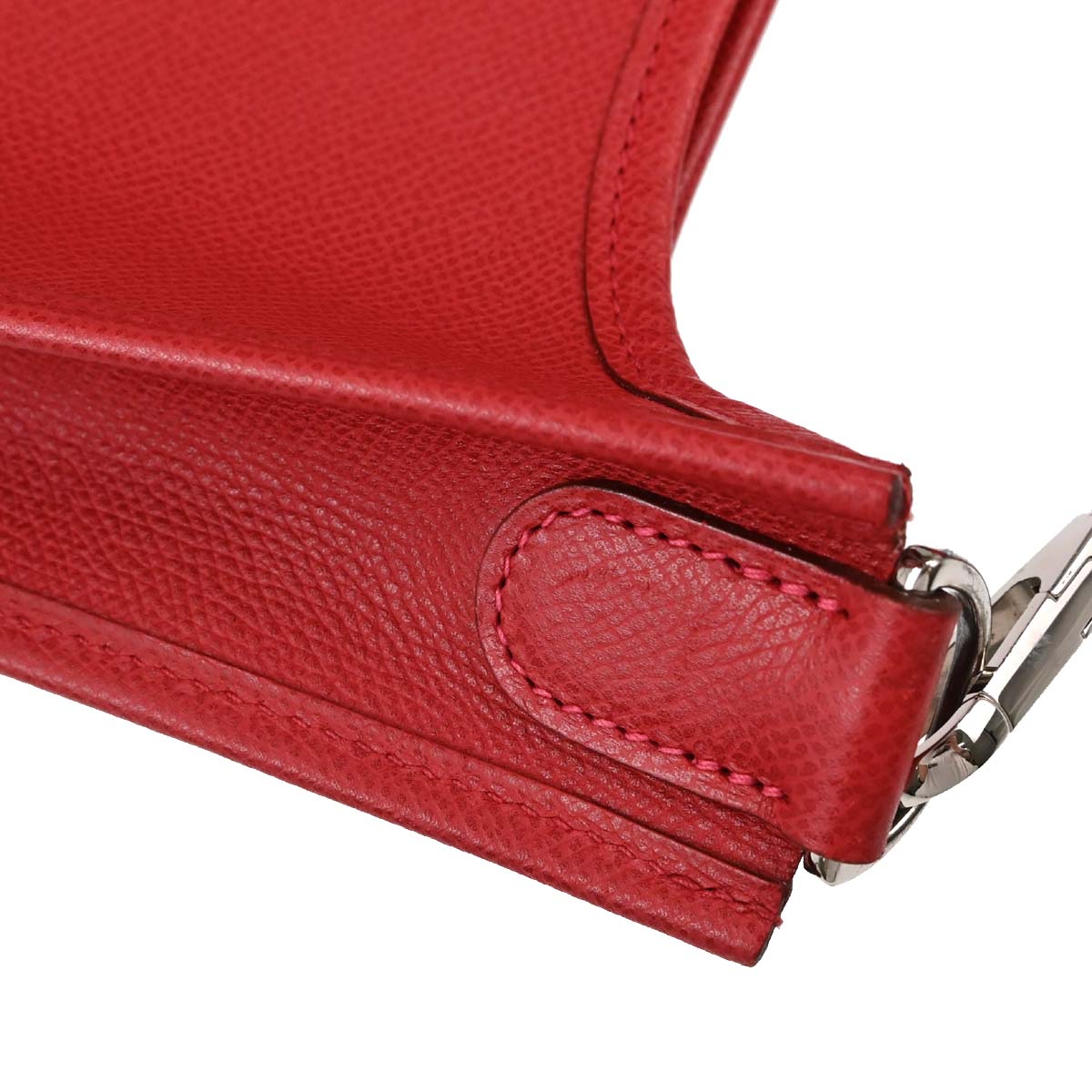 Hermes Vermillon Epsom Evelyne 1 29 PM Shoulder Bag