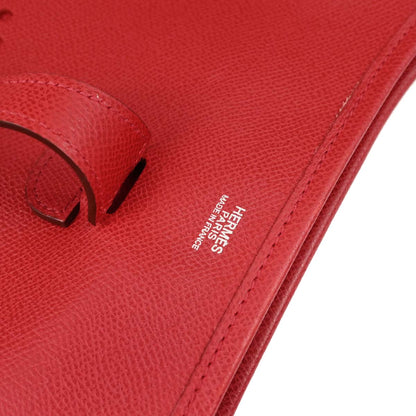 Hermes Vermillon Epsom Evelyne 1 29 PM Shoulder Bag