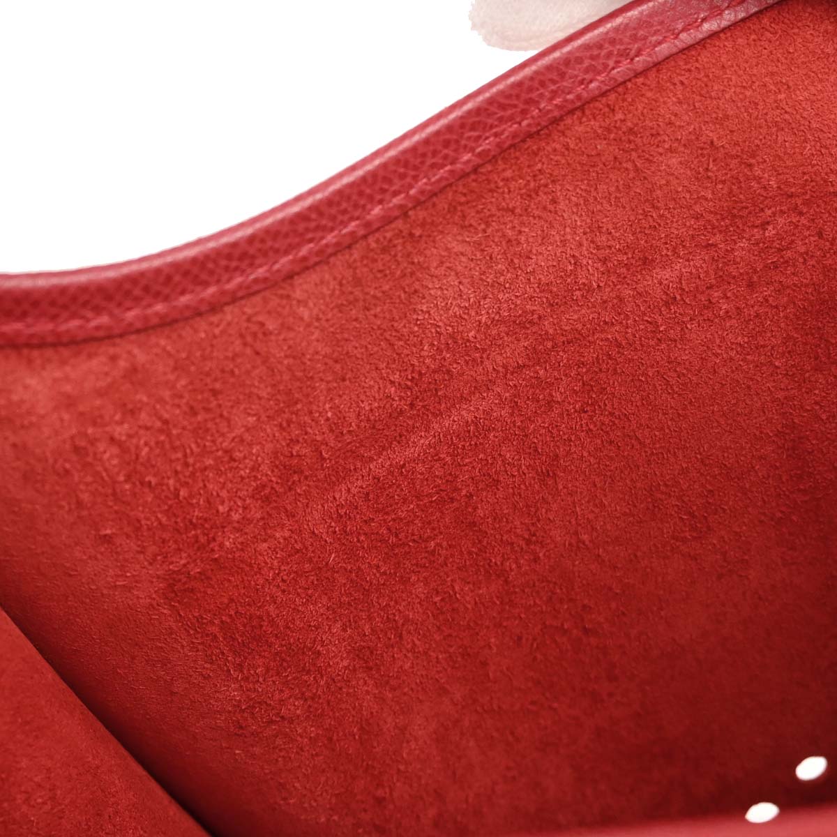 Hermes Vermillon Epsom Evelyne 1 29 PM Shoulder Bag