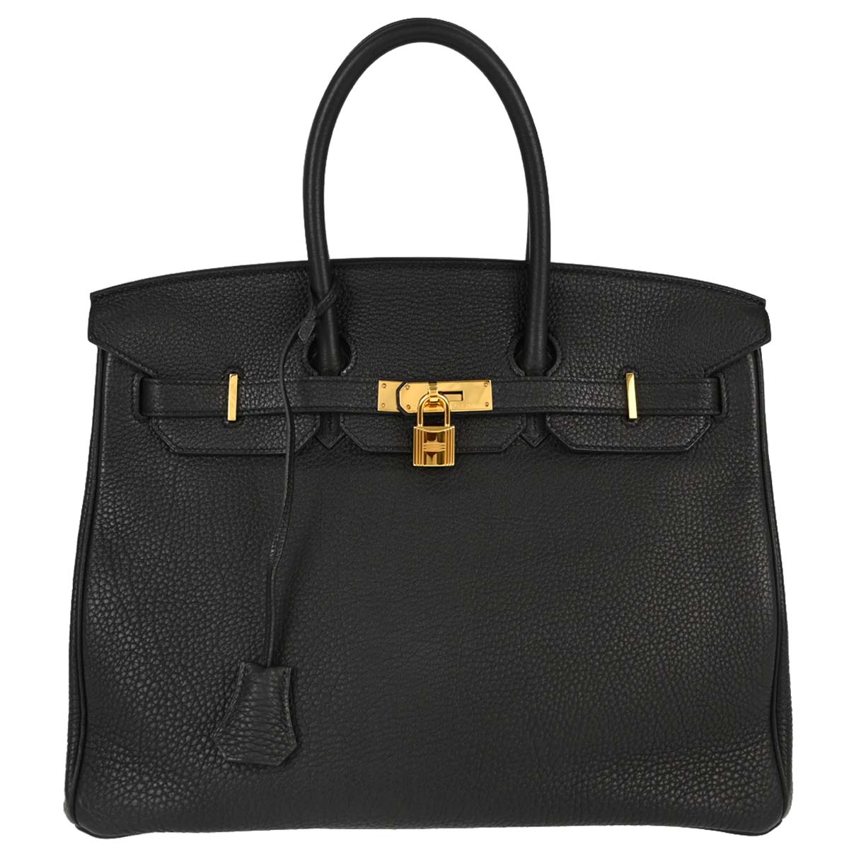 Hermes Black Togo Birkin 35 Handbag