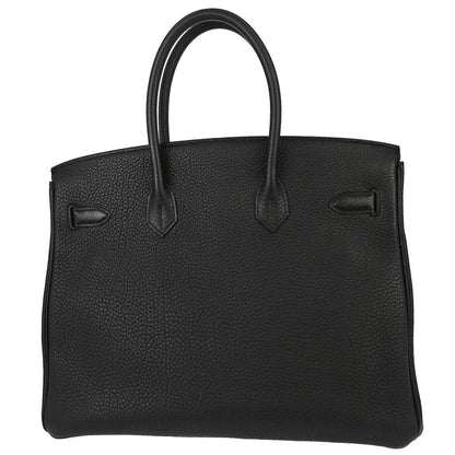 Hermes Black Togo Birkin 35 Handbag
