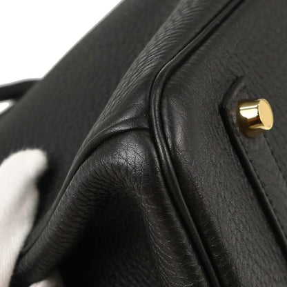 Hermes Black Togo Birkin 35 Handbag