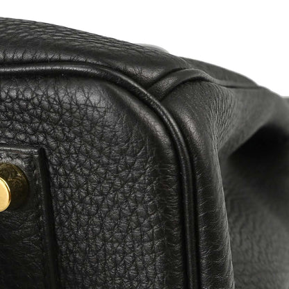Hermes Black Togo Birkin 35 Handbag