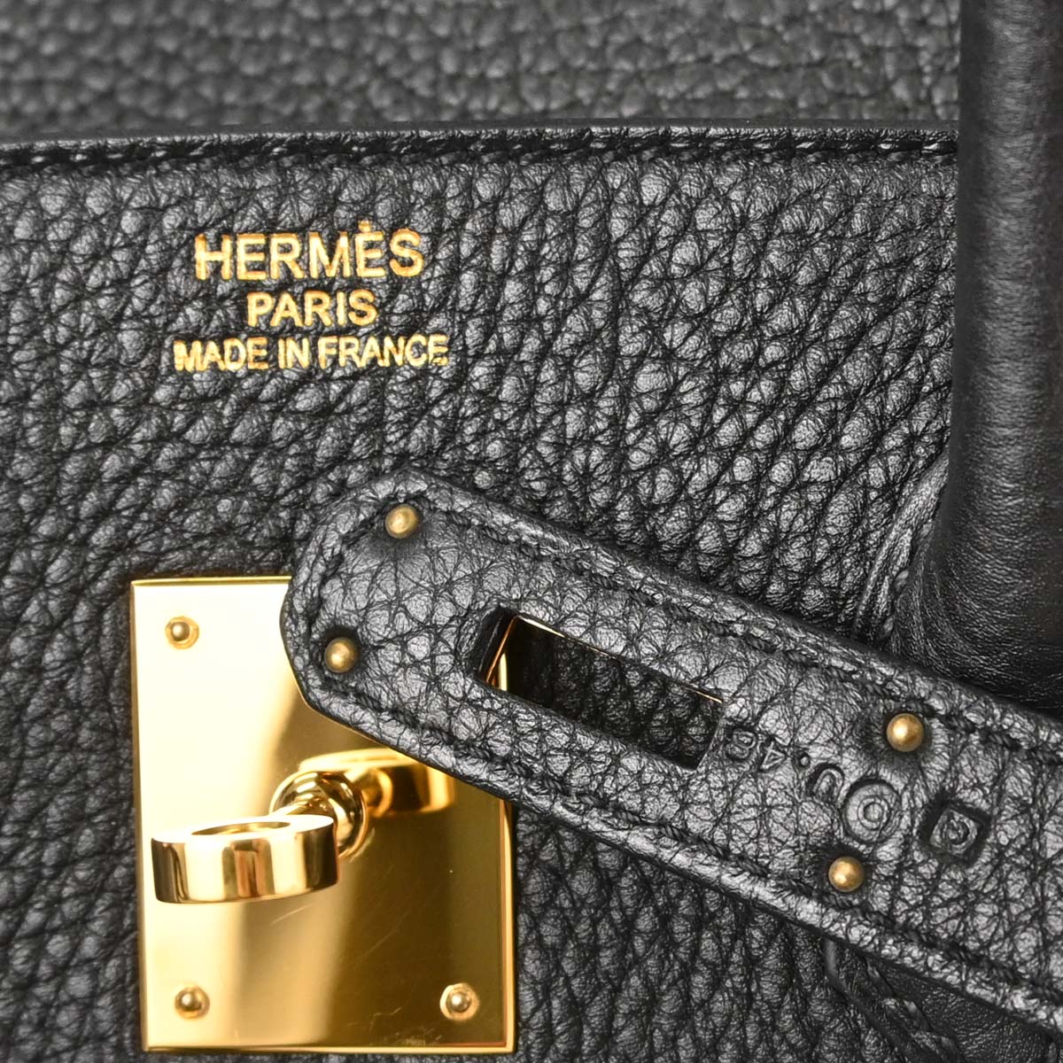 Hermes Black Togo Birkin 35 Handbag