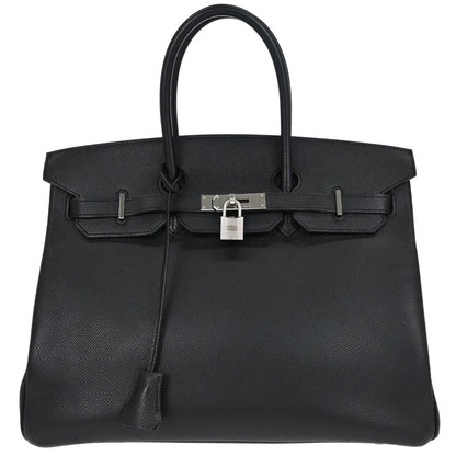 Hermes Black Epsom Birkin 35 Handbag