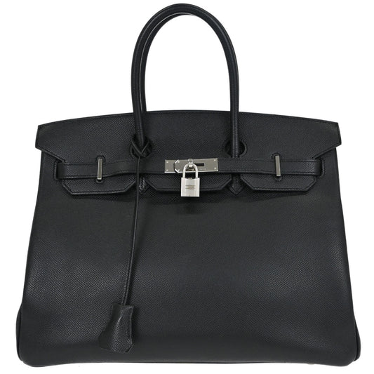 Hermes Black Epsom Birkin 35 Handbag