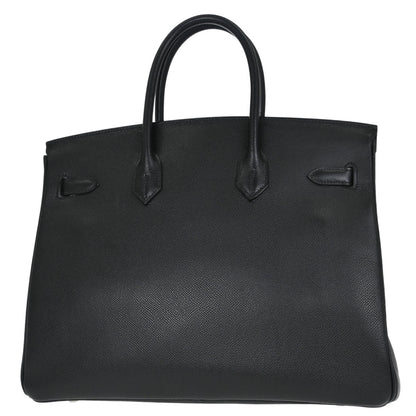 Hermes Black Epsom Birkin 35 Handbag