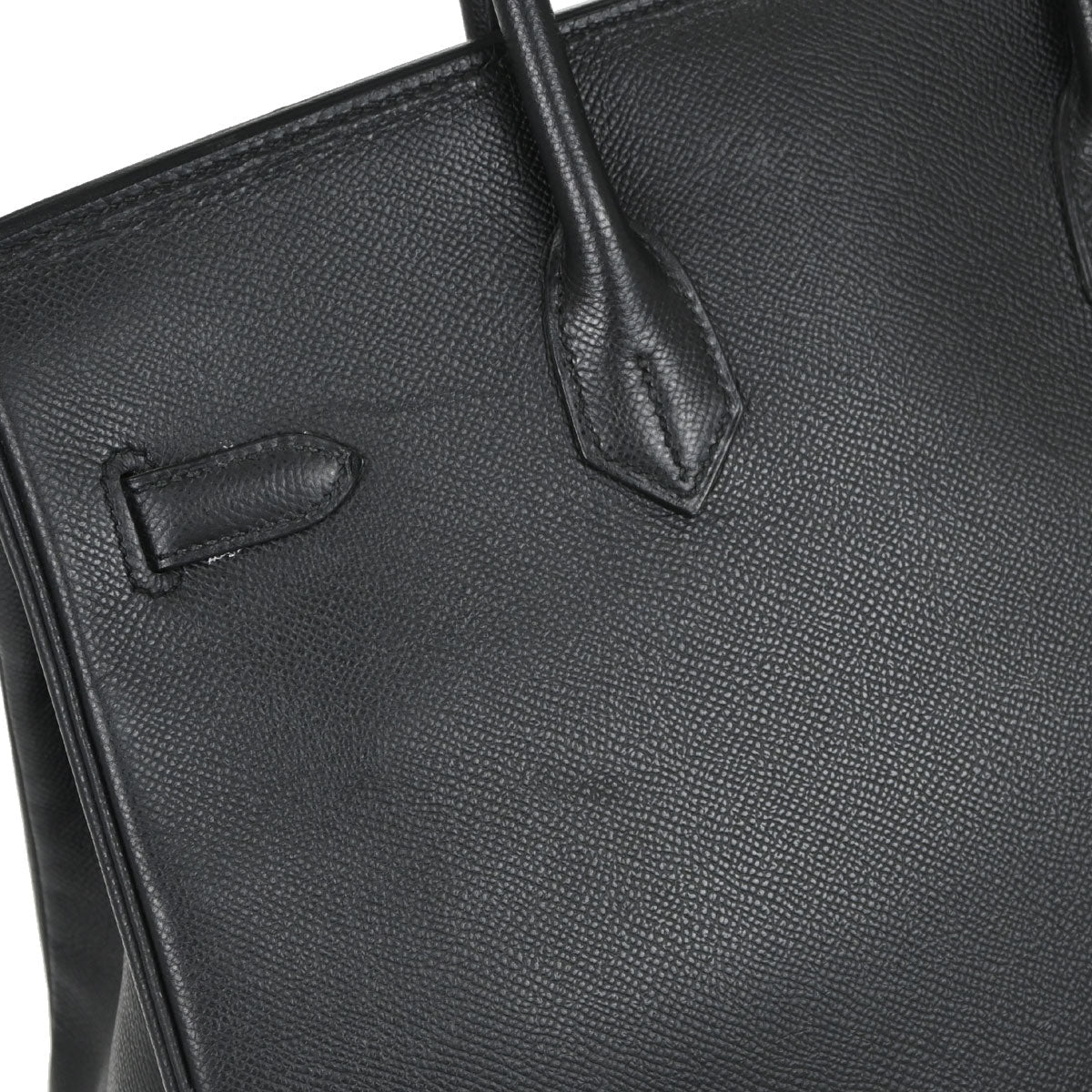 Hermes Black Epsom Birkin 35 Handbag