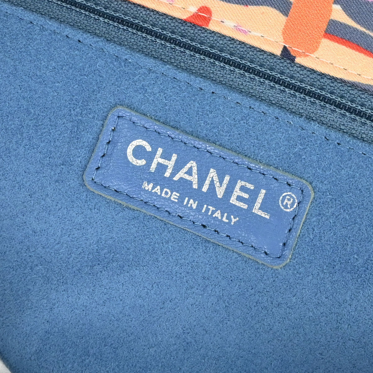 Chanel 2018 Orange Nylon Foulard Flap 2way Shoulder Handbag