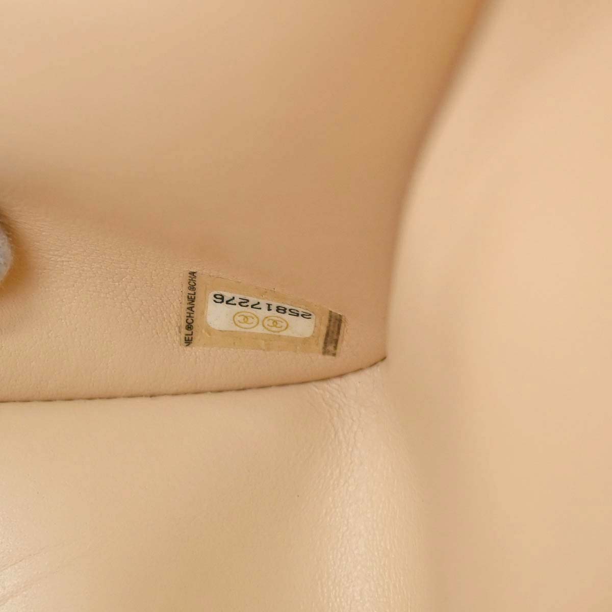 Chanel Beige Caviar Skin Jumbo Classic Double Flap Shoulder Bag