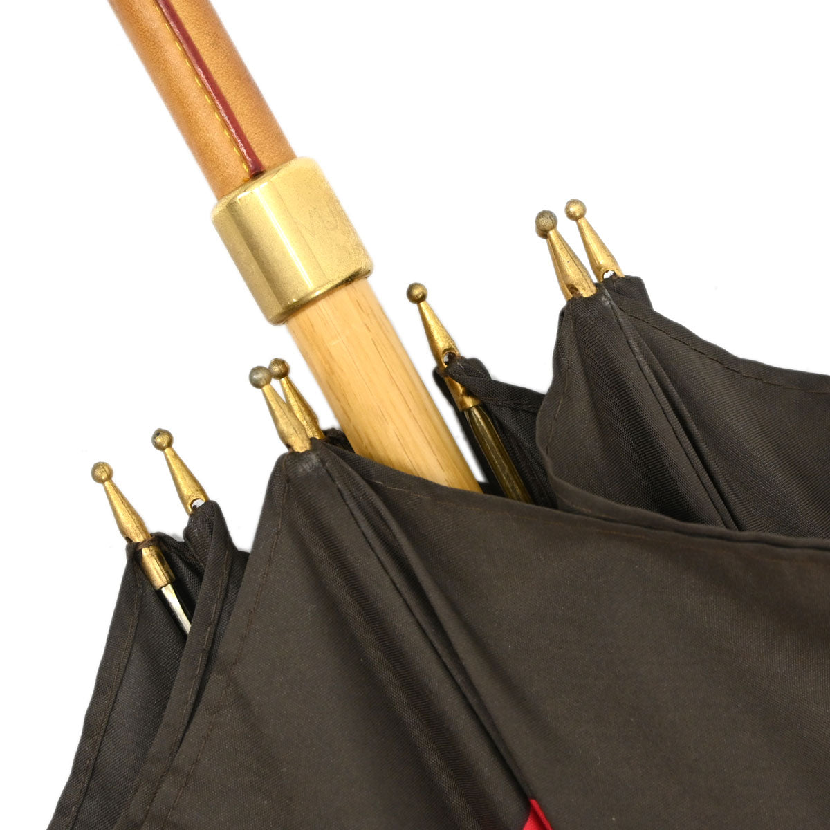 Louis Vuitton Brown Monogram Cherry Parapluie Umbrella M70125 Small Good