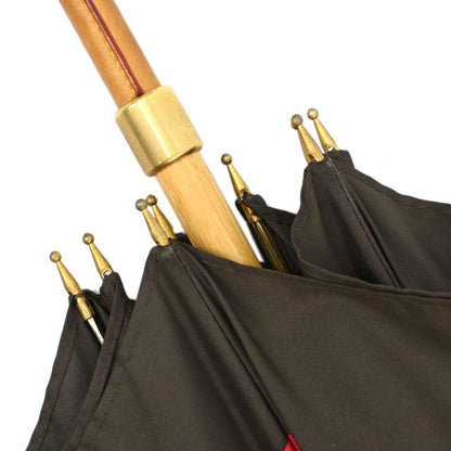 Louis Vuitton Brown Monogram Cherry Parapluie Umbrella M70125 Small Good