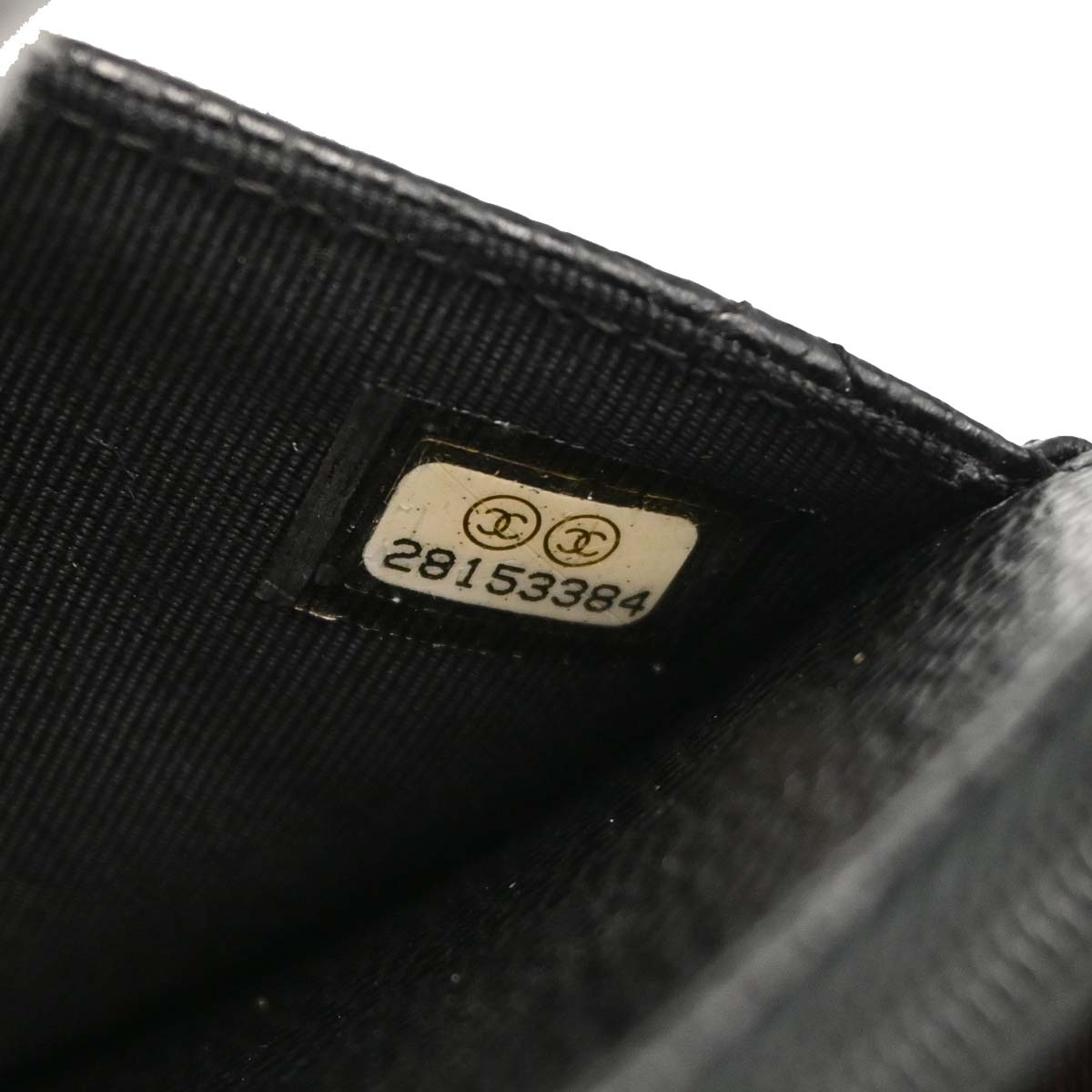 Chanel Black Caviar Skin Classic WOC Wallet on Chain Shoulder Bag