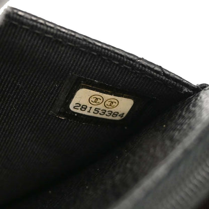 Chanel Black Caviar Skin Classic WOC Wallet on Chain Shoulder Bag