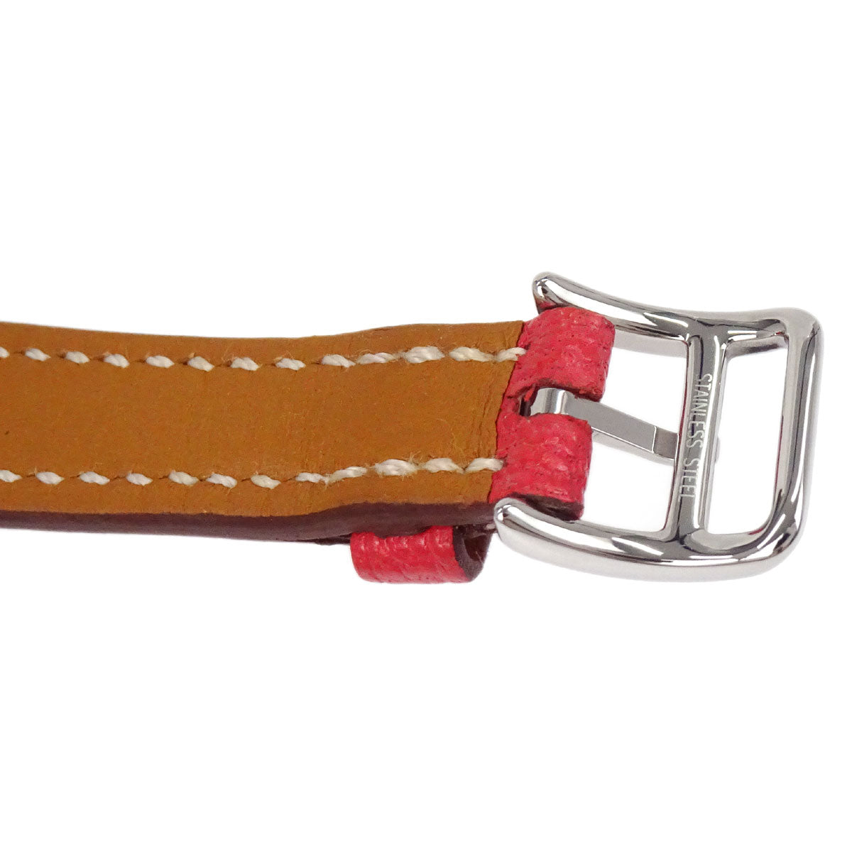 Hermes H Watch Double Tour 20mm HH1.110 Quartz □P Bougainvillier