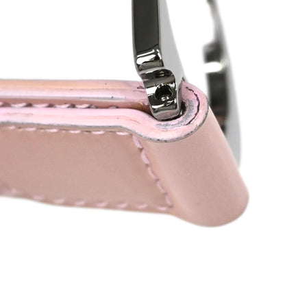 Christian Dior Gray Pink Denim Saddle Handbag