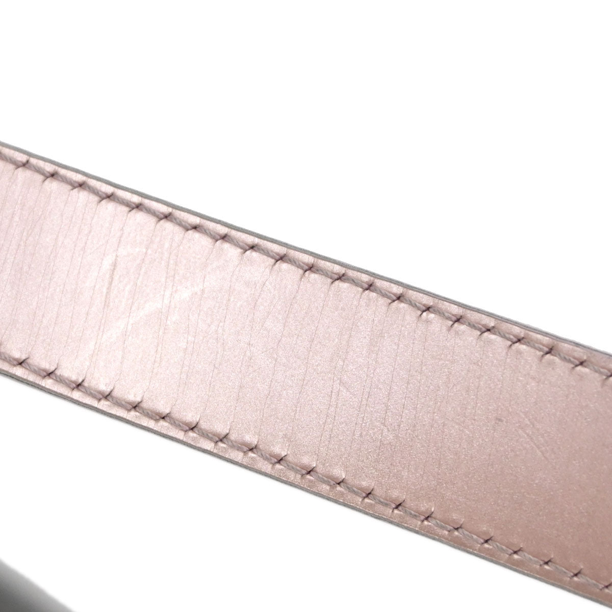 Christian Dior Gray Pink Denim Saddle Handbag
