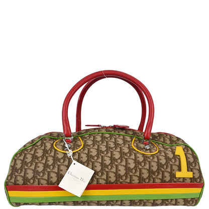 Christian Dior Rasta-Color Trotter Handbag