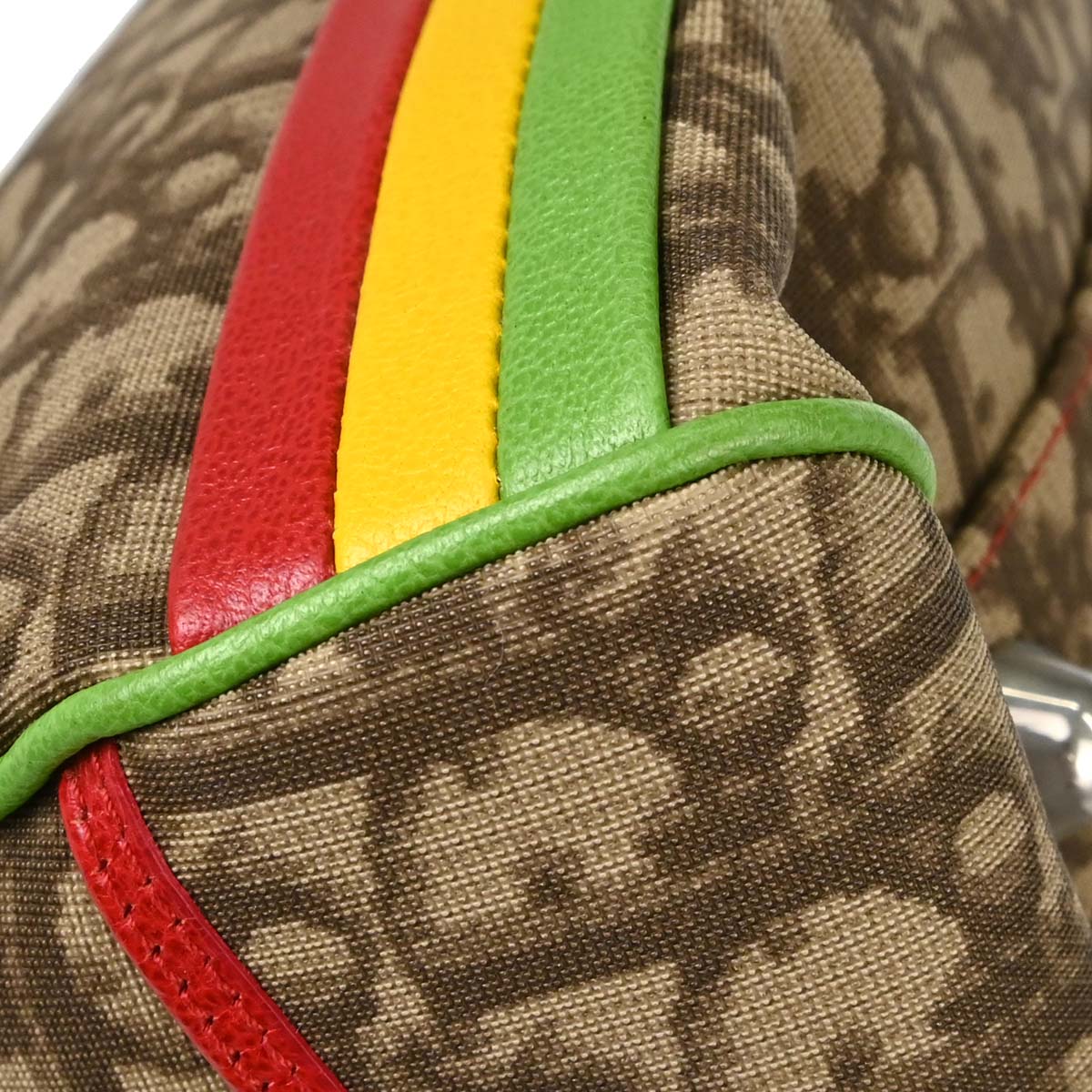 Christian Dior Rasta-Color Trotter Handbag