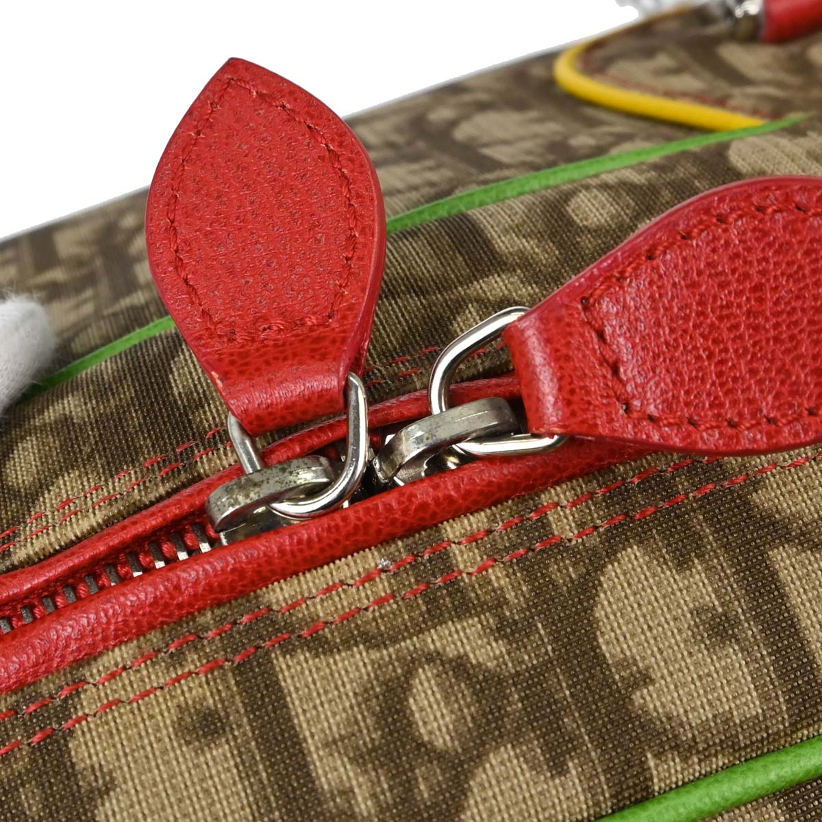 Christian Dior Rasta-Color Trotter Handbag
