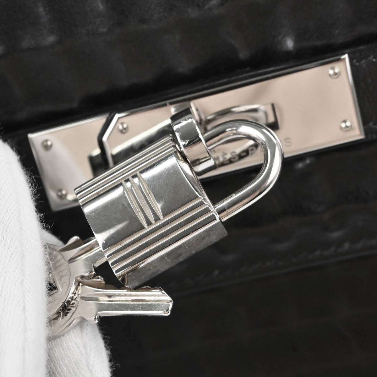 Hermes Black Deutch Waffle Kelly 32 Sellier 2way Shoulder Handbag