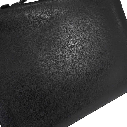 Hermes Black Taurillon Sac a Depeches 41 Business Handbag