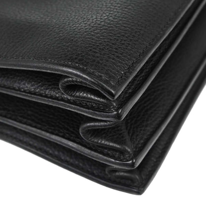 Hermes Black Taurillon Sac a Depeches 41 Business Handbag