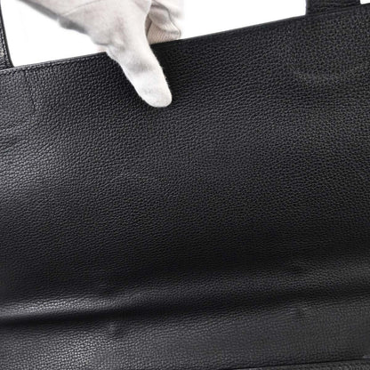 Hermes Black Taurillon Sac a Depeches 41 Business Handbag