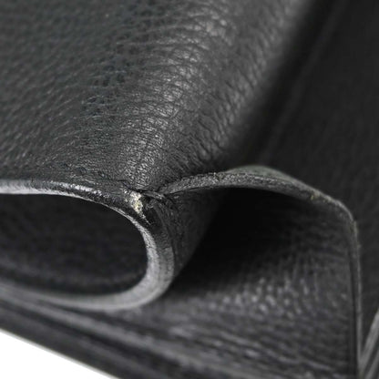 Hermes Black Taurillon Sac a Depeches 41 Business Handbag