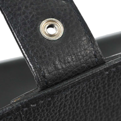 Hermes Black Taurillon Sac a Depeches 41 Business Handbag