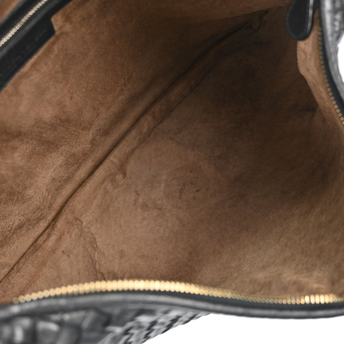 Bottega Veneta Black Lambskin Intrecciato Hobo Handbag