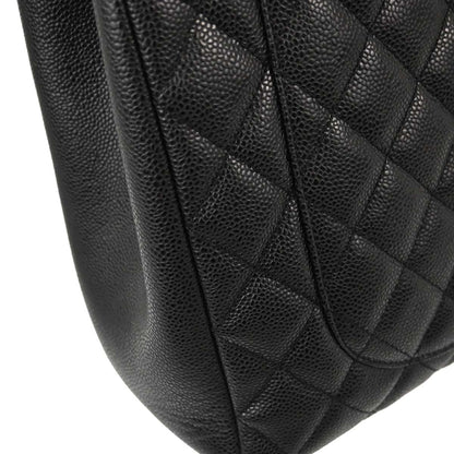 Chanel Black Caviar Skin Grand Shopping Tote GST XL Chain Handbag