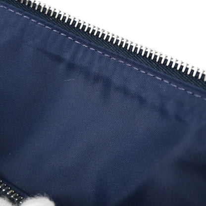Christian Dior Navy Canvas Trotter Handbag