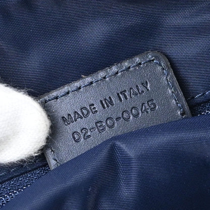 Christian Dior Navy Canvas Trotter Handbag
