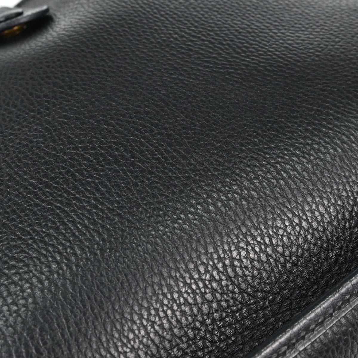 Hermes Black Ardennes Evelyne 1 GM Shoulder Bag