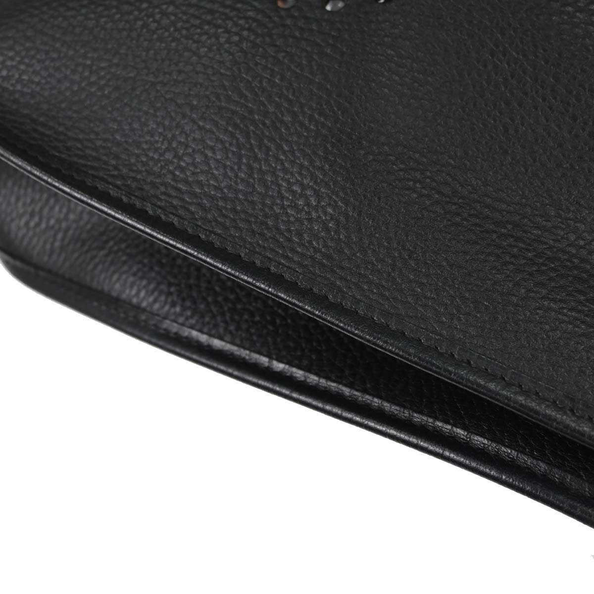 Hermes Black Ardennes Evelyne 1 GM Shoulder Bag