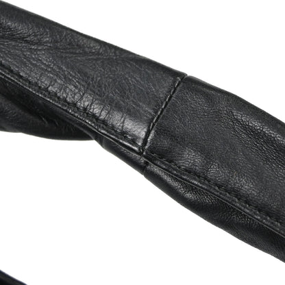 Bottega Veneta Black Lambskin Intrecciato Hobo Handbag