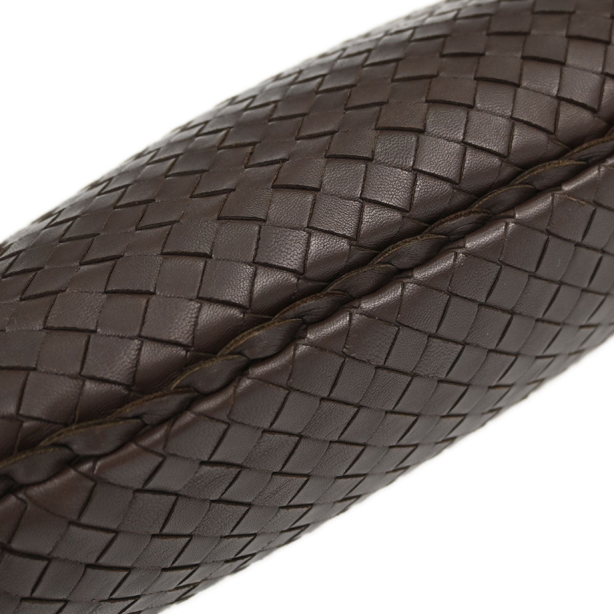 Bottega Veneta Brown Lambskin Intrecciato Hobo Handbag