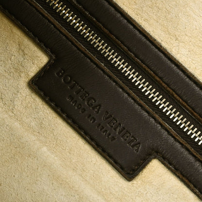 Bottega Veneta Brown Lambskin Intrecciato Hobo Handbag