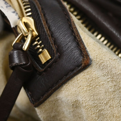 Bottega Veneta Brown Lambskin Intrecciato Hobo Handbag
