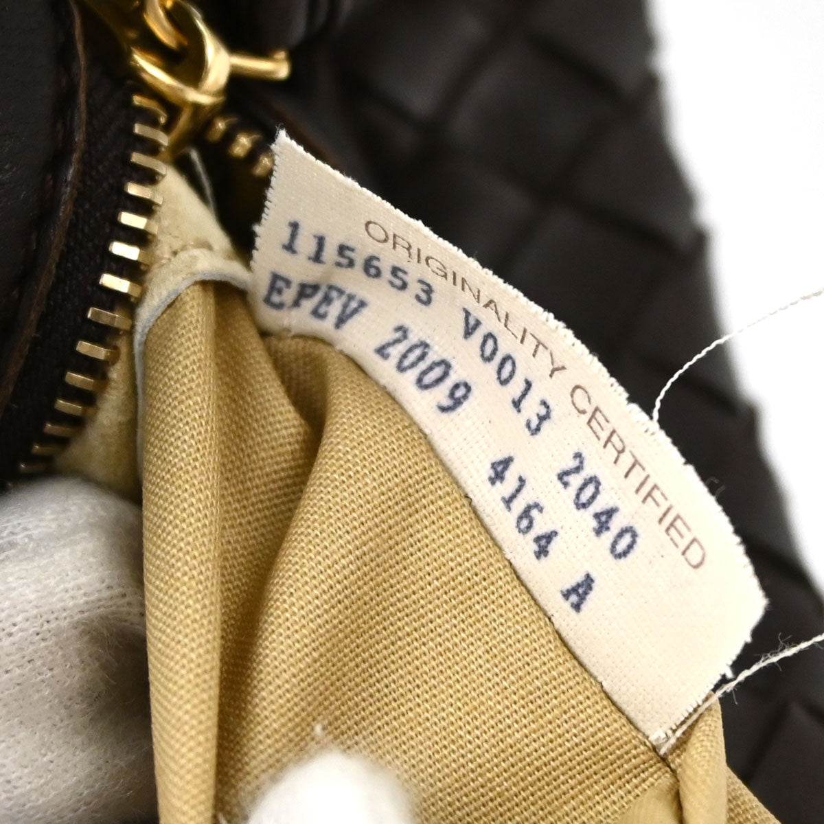 Bottega Veneta Brown Lambskin Intrecciato Hobo Handbag