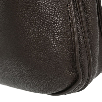 Hermes Ebene Taurillon Clemence Evelyne 3 29 PM Shoulder Bag