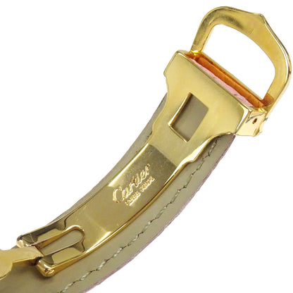 Cartier * Must Tank Ref.2415 22mm Quartz Watch SV925 Crocodile