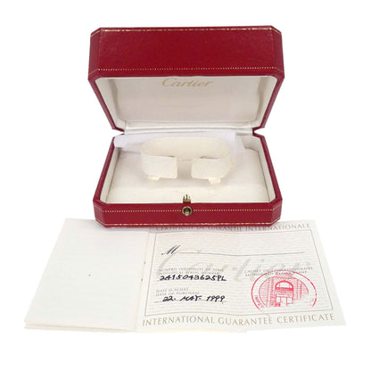 Cartier * Must Tank Ref.2415 22mm Quartz Watch SV925 Crocodile