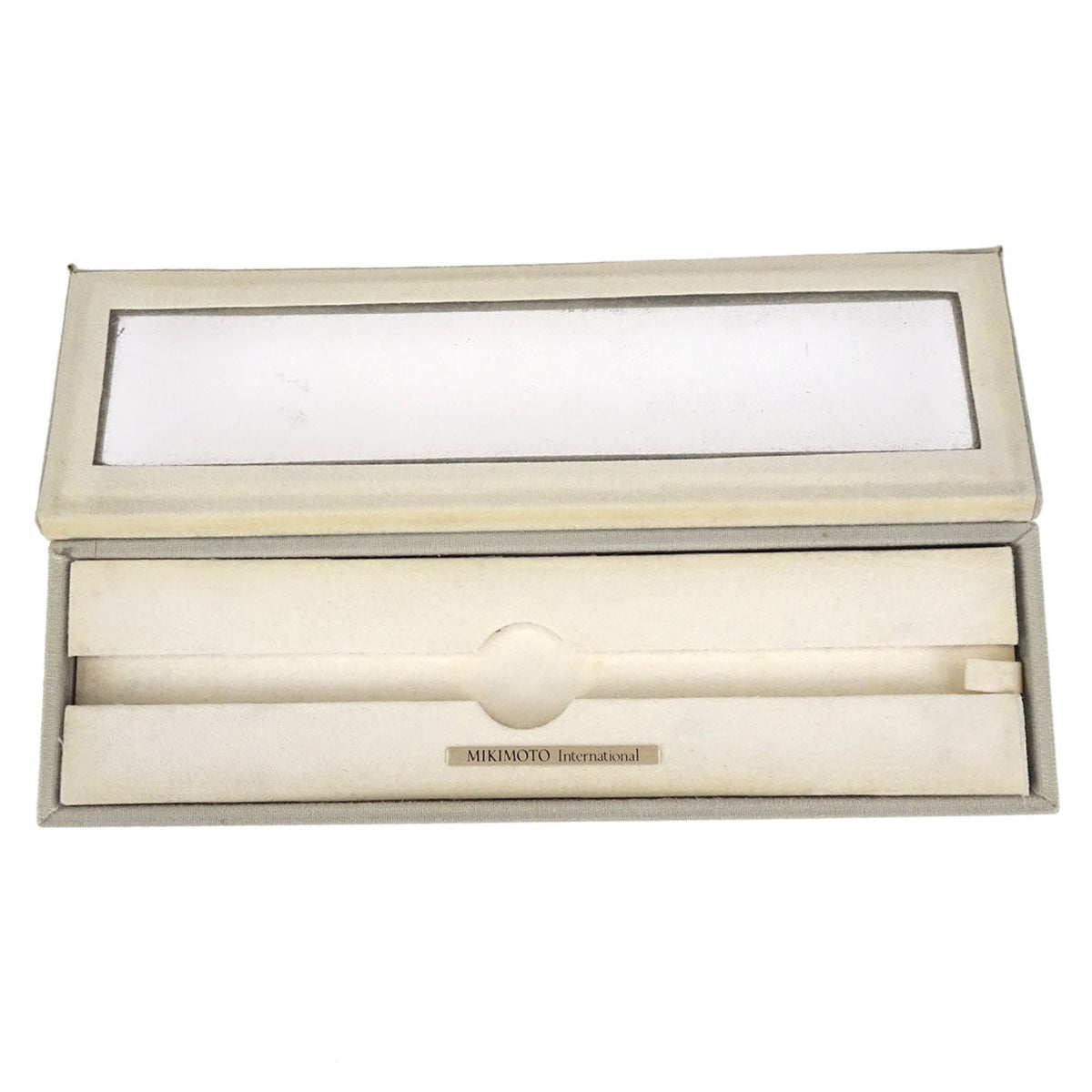 Mikimoto 4N20-0941 Pearl Quartz Watch 18KYG