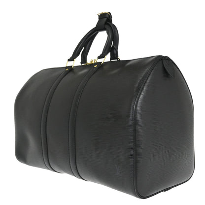 Louis Vuitton Black Epi Keepall 45 Travel Handbag M42972