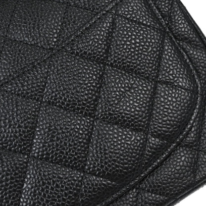 Chanel Black Caviar Skin Mini Classic Square Flap Shoulder Bag 17