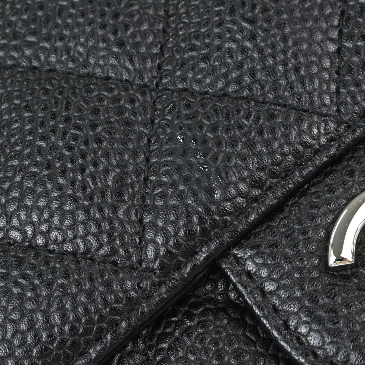 Chanel Black Caviar Skin Mini Classic Square Flap Shoulder Bag 17